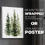 Simple Evergreen II - Impression sur toile seulement - NON-CADRE-934489033