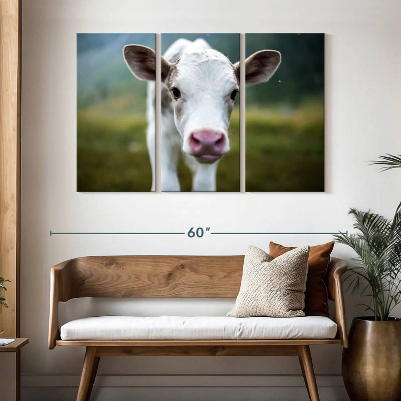Brampt Small Cow, 32" H x 50" W