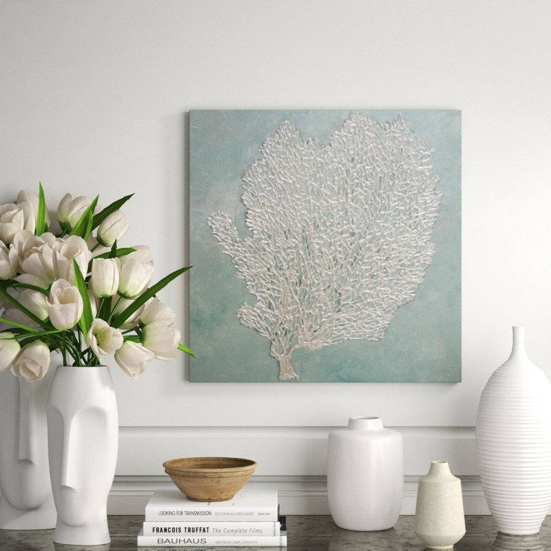 Seafan IV Print by L. Bodine, Hand Painting