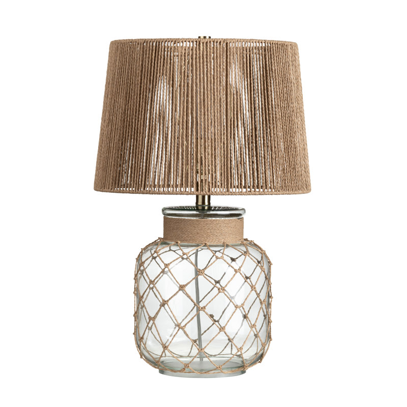 Lampe de table en verre