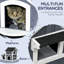 Maison pour chat Pawhut