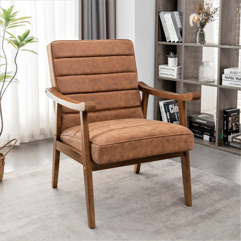 Liles modernes avec accoudoirs ouverts, Brun