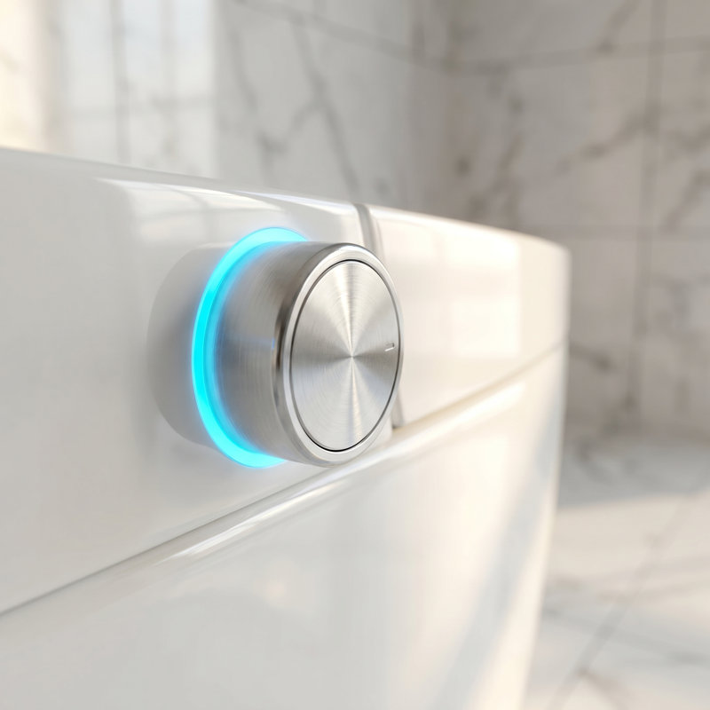 Smart One-Piece Bidet Toilet With Auto Flush, Heated Seat, And Remote Control