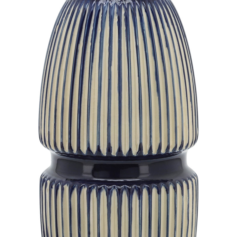 Handmade Ceramic Table Vase, 12.2" H x 5.91" W x 5.91" D