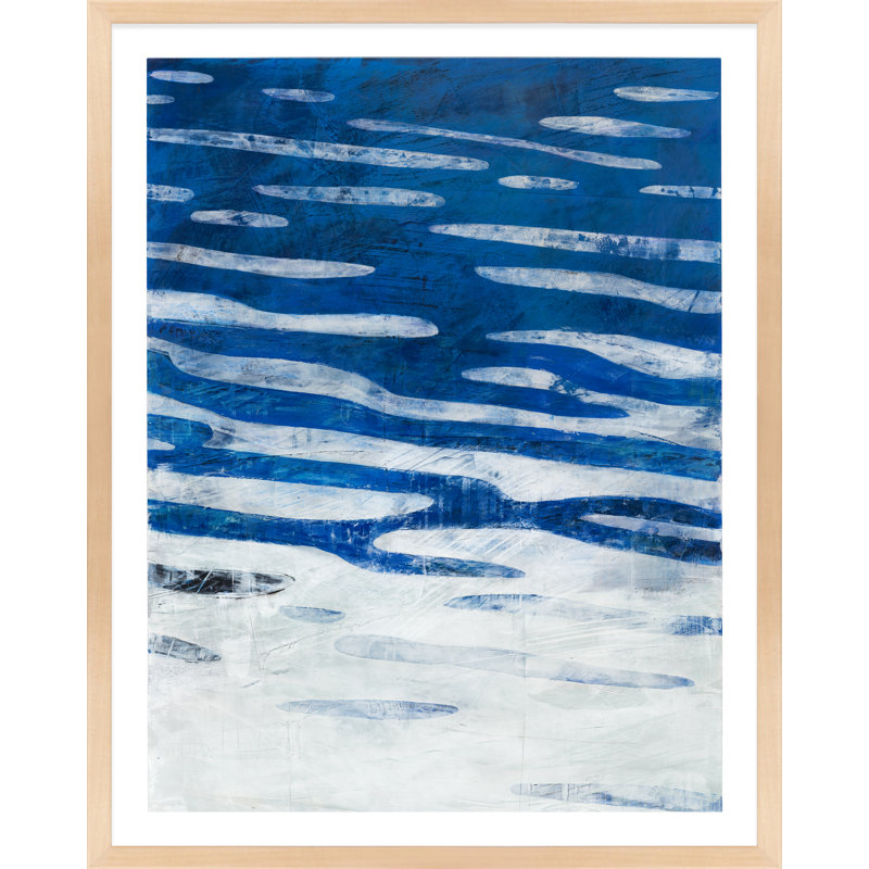 Ocean 1 Painting by Ivo Stoyanov, Brown, 38" H x 30" W x 1.25" D