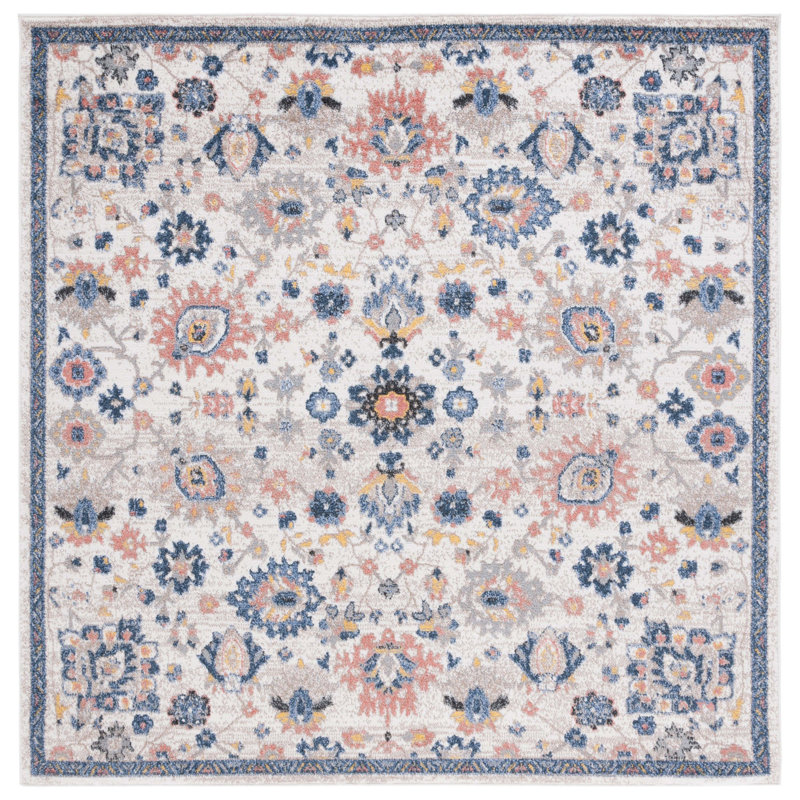 Astoria Performance Oriental Rug, Square 6'7"