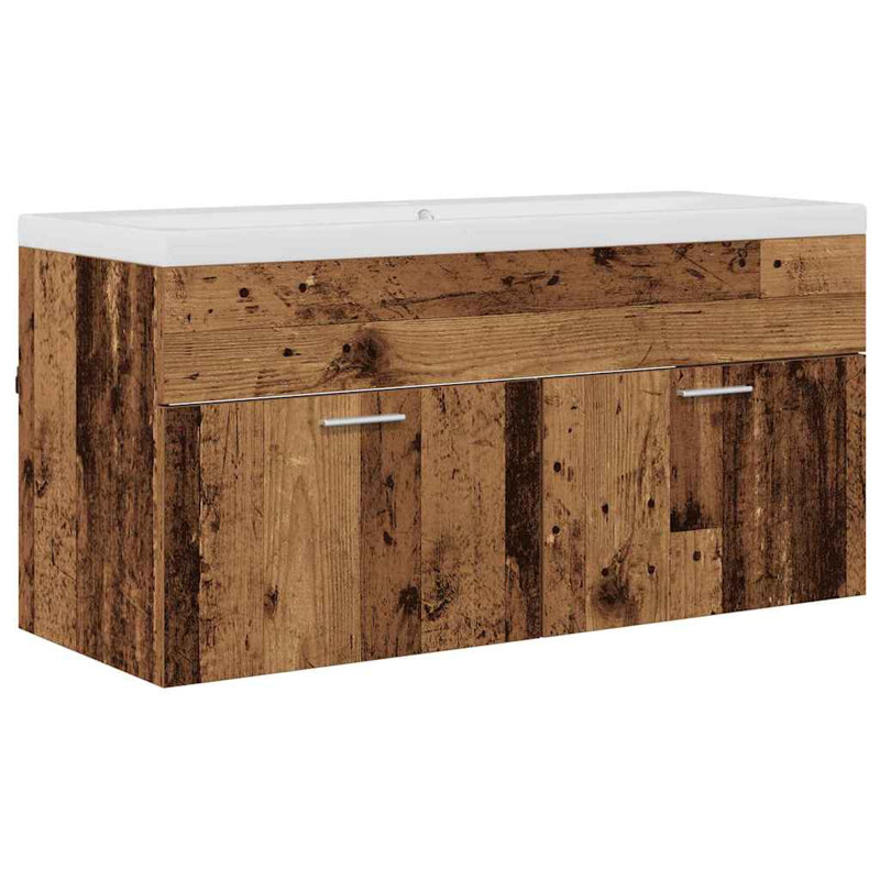 Bathroom Vanity with Basin, Brown