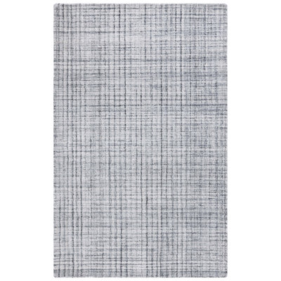 Abstract Hand Tufted Performance Striped Rug