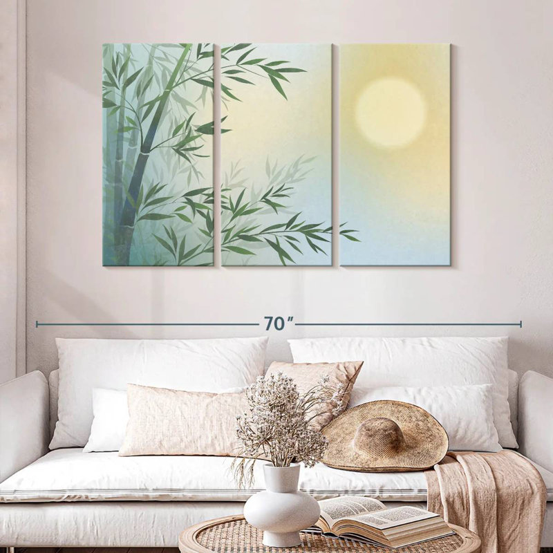 Harnek Moonlit Bamboo, 32" H x 50" W