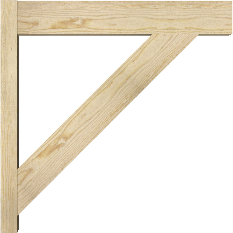 Pavé traditionnel traditionnel, P 28 po x H 28 po, Sapin Douglas de 6 po (sciage brut)