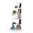 Modern 5 Tier Ladder Bookshelf Space Saving Narrow Design For Office-1261288381