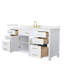 Beckett 66" Freestanding Single Bathroom Vanity with Quartz Top-705183735-705183733-705183734