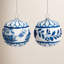 Delft Scene Ornament - 4.5 Inches Set Of 6