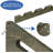 Mifflinville 4 Bottle Floor Wine Bottle Rack Olive Green-388735701