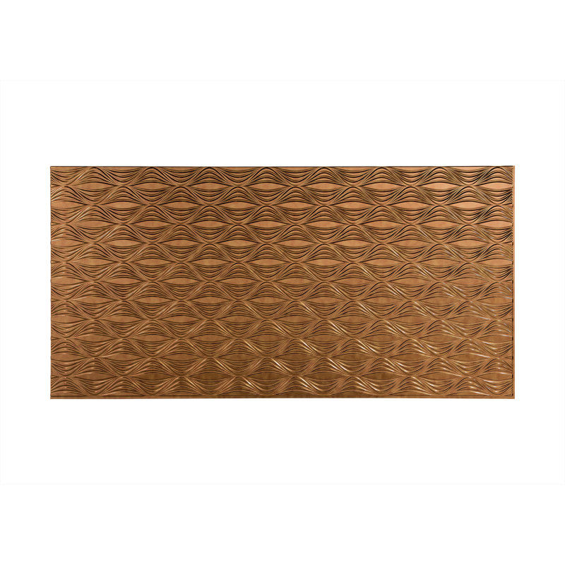 Panneau mural décoratif en vinyle échalote 4 pi x 8 pi FASÄDE, Bronze antique