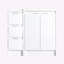 Meuble-lavabo autoportant de 91 cm (36 pouces) avec lavabo en résine, portes à fermeture douce et grand meuble de rangement pour salles de bains modernes.