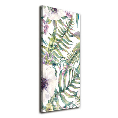 Tropical Leaves - Wrapped Canvas Print