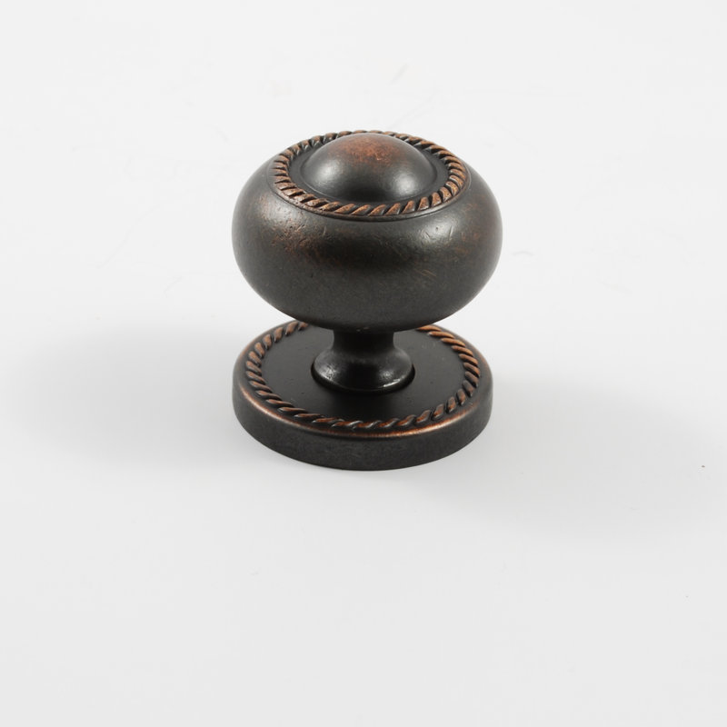 1 1/4" Diameter Round Knob, Venetian Bronze