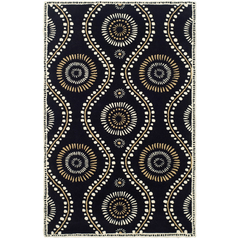 Coreatha Martha Stewart Hand Tufted Wool Geometric Rug, Rectangle 9' x 12'