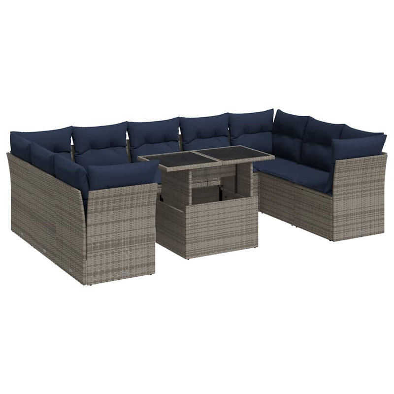 55cm Wide Patio Sofa with Cushions