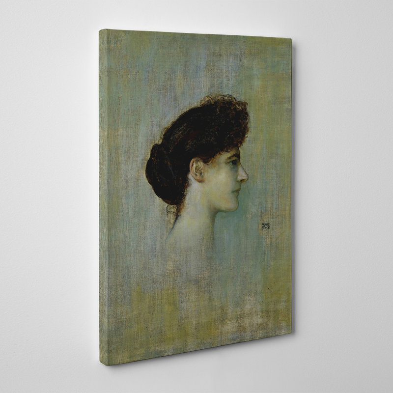 Franz Stuck - Wrapped Canvas Painting, 50cm H x 35cm W