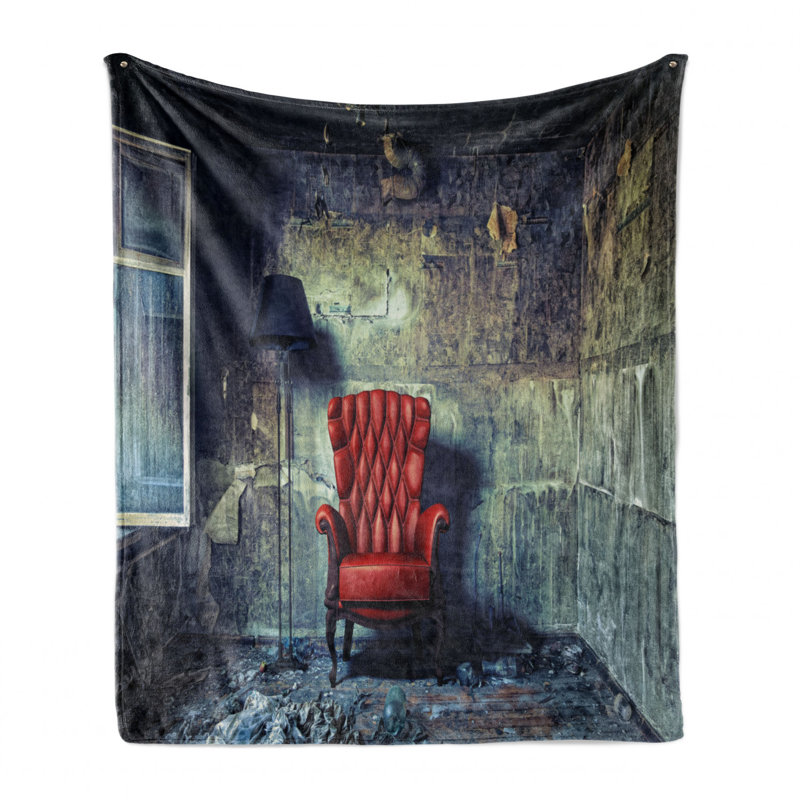 Hand Woven Throw Blanket, 70" W x 90" L