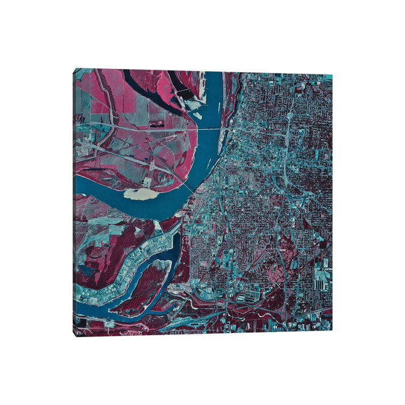 Memphis, Tennessee I by Stocktrek Images - Wrapped Canvas Print, 45.72 cm H x 45.72 cm W x 3.175 cm D