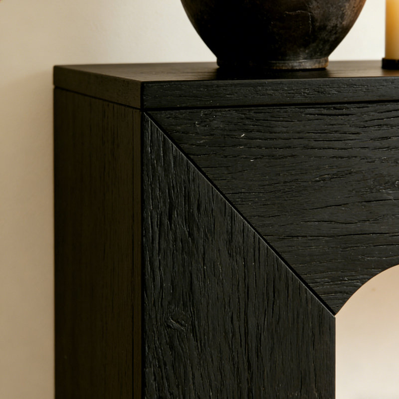 Retro Minimalist Practical Console Table, 32.28" H x 47.24" W x 11.81" D