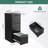 3-Drawer Metal File Cabinet with Lock, Heavy Duty Filing Cabinet for Legal/A4 Files, Black