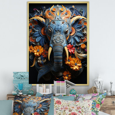 " Abstract Elephant Dreamscape Portrait "