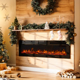 Whitmarsh Recessed Wall Mounted Electric Fireplace