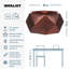 Reinforced Stone Bowl Planter, Faceted Shallow Planter, Bonsai Pot-1661337761-1661337766