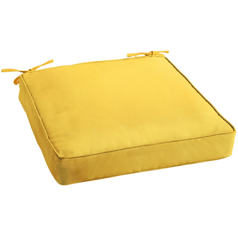 Coussin de coussin d'extérieur en Sunbrella Leonarisso, H 3 po x l 19 po x P 19 po