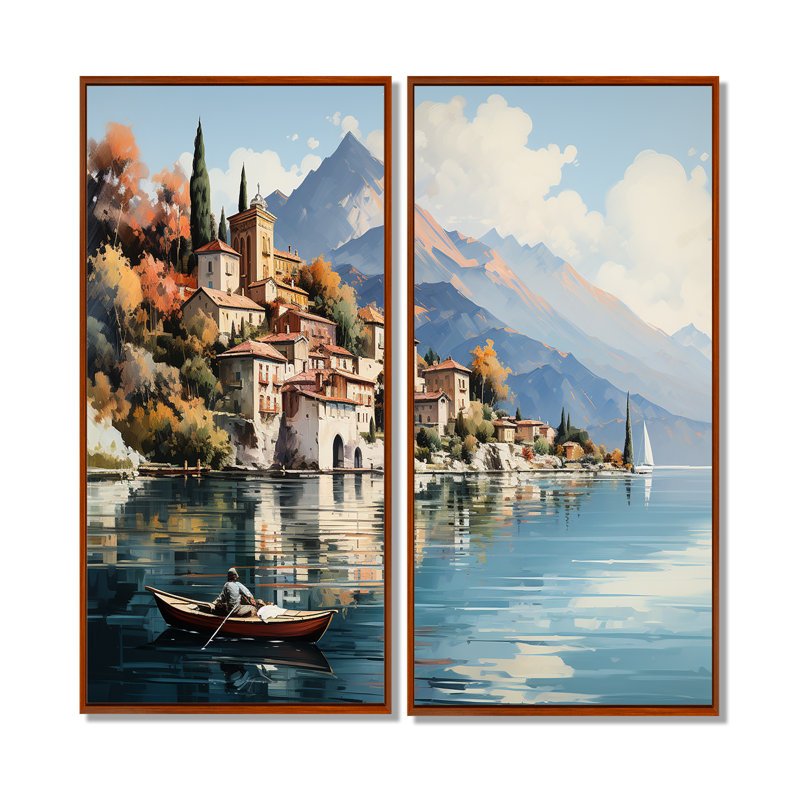 Nimmons - Art mural sur toile traditionnel, 40" H x 40" W, Impression encadrée flottante, Brown