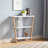 Botwinick 31.25'' W Rectangle Standing Desk, Console Table with Three Open Shelves-2033123075