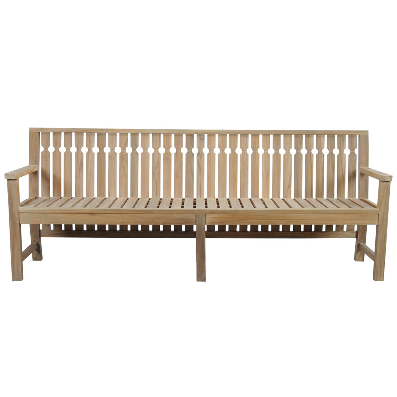 Vasser Solid Wood Teak Outdoor Bench