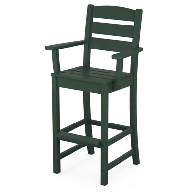 POLYWOOD® Lakeside Arm Patio Bar Stool