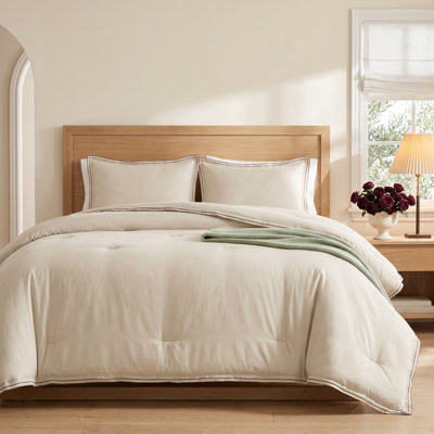 Hampton Embroidered Cotton Comforter Set