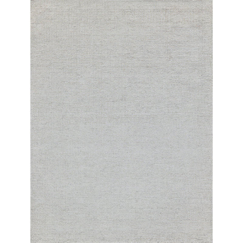Key West Wool No Pattern And Not Solid Color Area Rug in Light Beige, Rectangle 9' x 12'