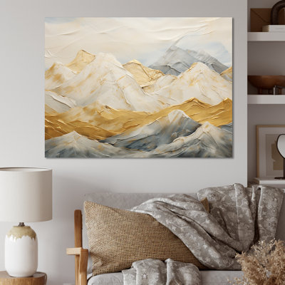 Alpine Mountain Harmony I sur impression sur toile