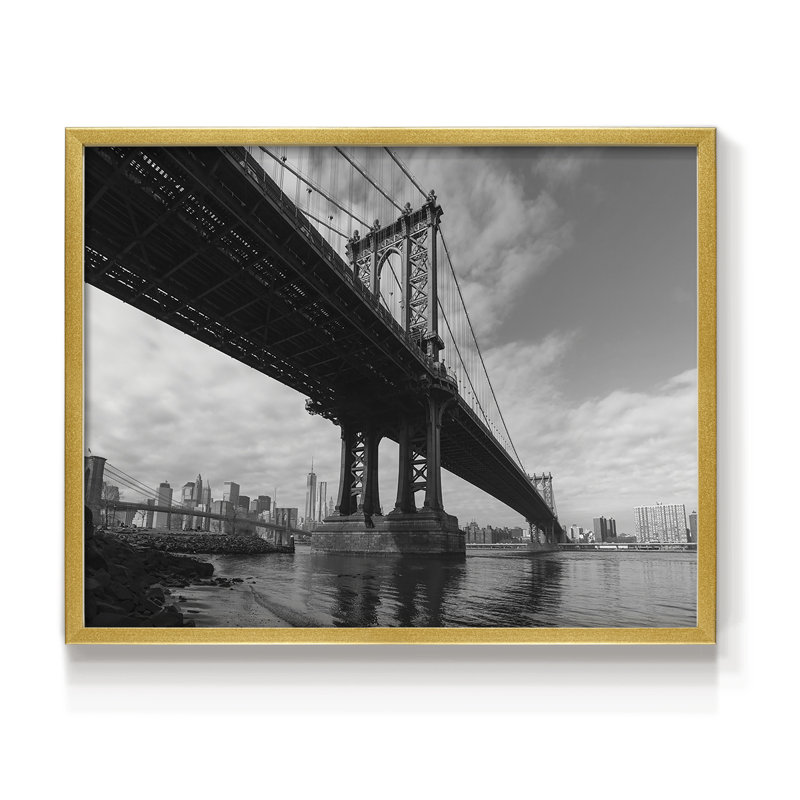 Pont de Manhattan - reproduction encadrée - réarmable