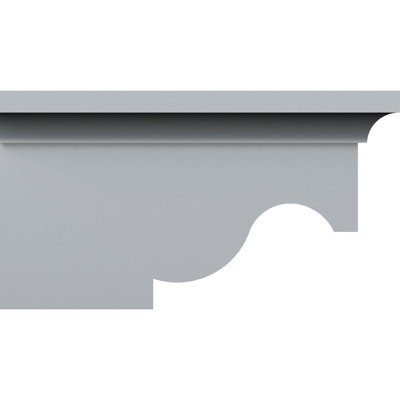Endurathane Dublin Bracket, 4 5/8"W x 7 1/2"D x 4"H, Factory Primed