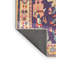 Laine tissée à la machine de style oriental/bleu polyester/jaune/Tapis décoratif rouge-1287171420