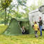 3 Man Camping Tent Living Area 2 Bedrooms Family Tent-111152810