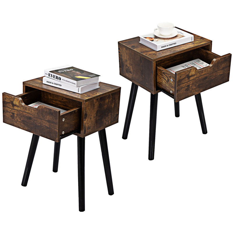 1 - Drawer Nightstand,Set of 2