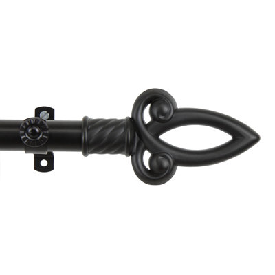 Tavon Steel Rod And Resin Finial