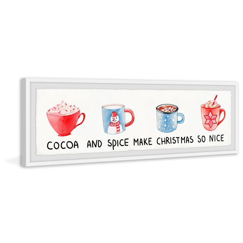 Cocoa And Spice - Single Picture Frame Panoramic Print, 38cm H x 114cm W x 3.81cm D