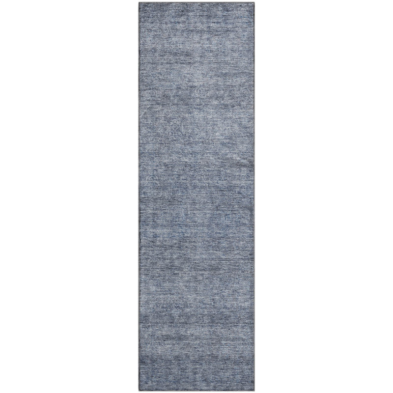 Premium Machine Washable Gurubaksh AMF1163 Modern Rug, Runner 2'3" x 7'6"