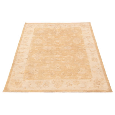 Chobi Finest Tan Rug 5'5" x 7'4"