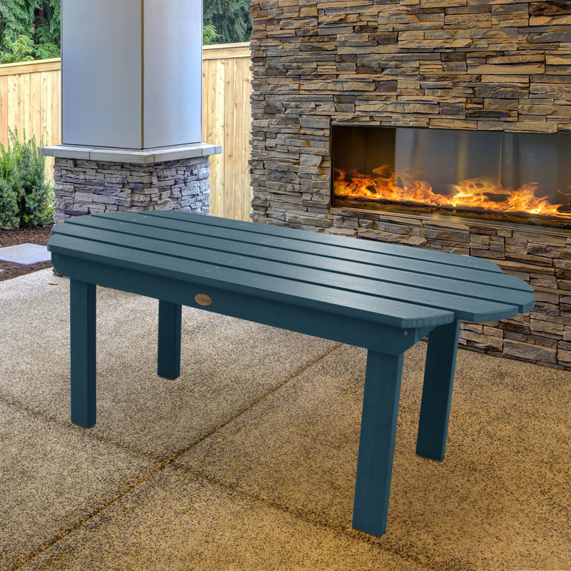 Table basse Anette, Bleu Nantucket